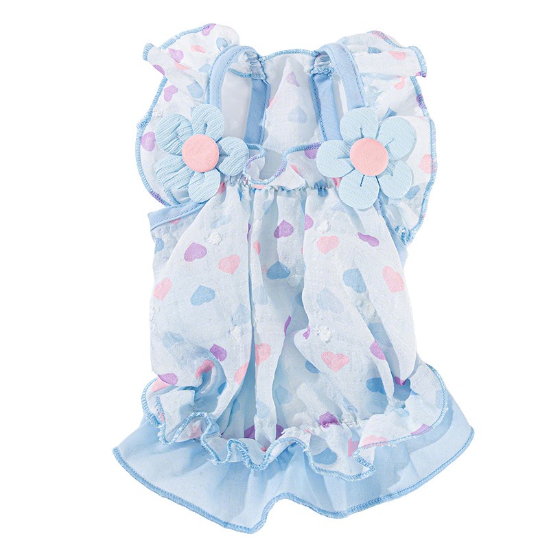 Yellow Love Dog Clothes Summer - Soft Summer Yellow Clothing ulasan dan harga