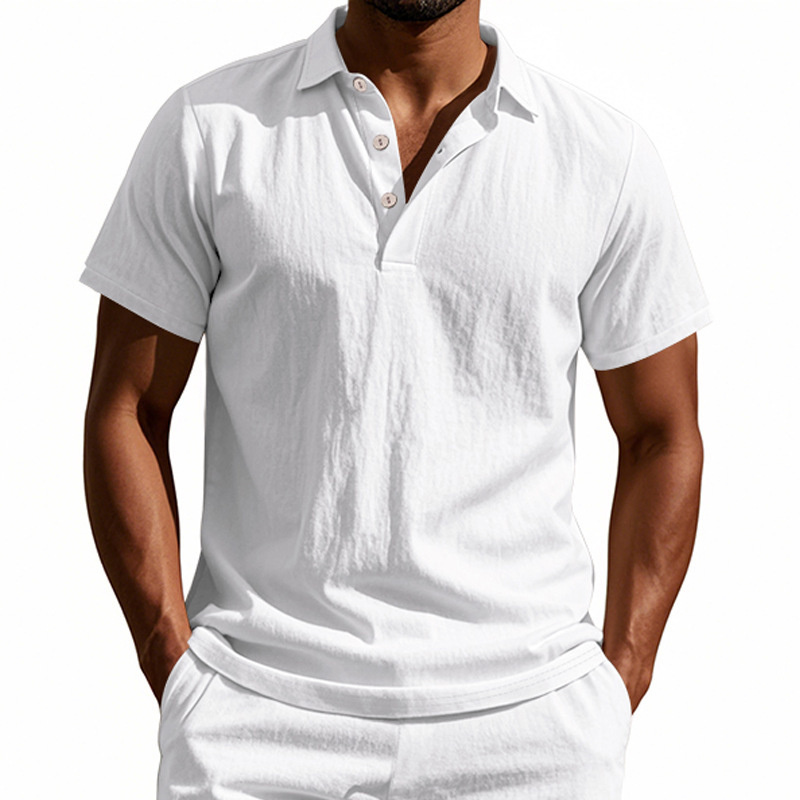 High-Quality 95% Linen Short-S - Summer Clothing Men Linen ulasan dan harga
