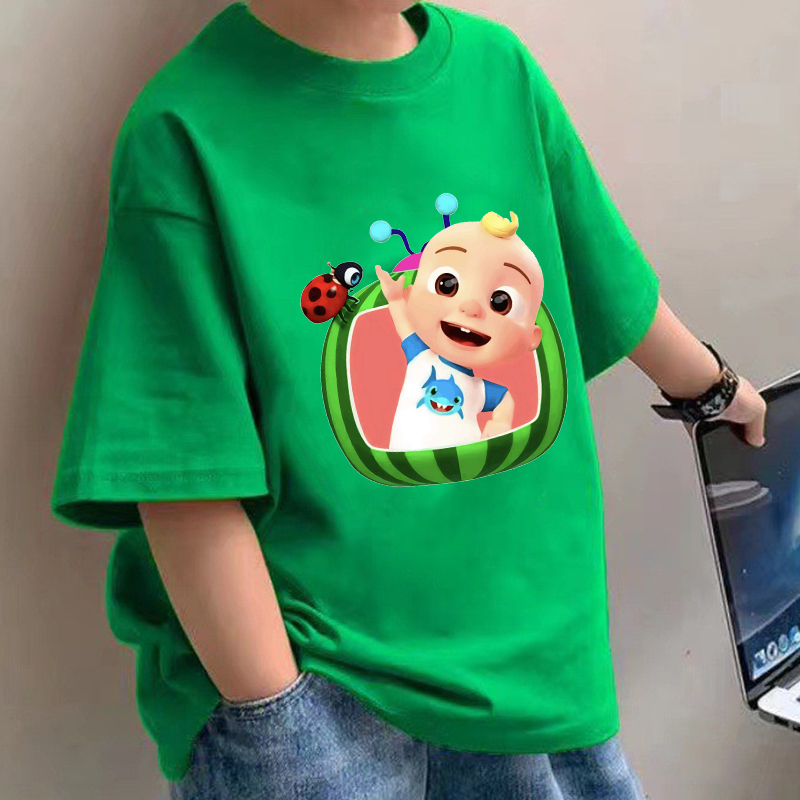 Cocomelons Baby T-Shirts Anime - Summer Clothing Baby Boy ulasan dan harga