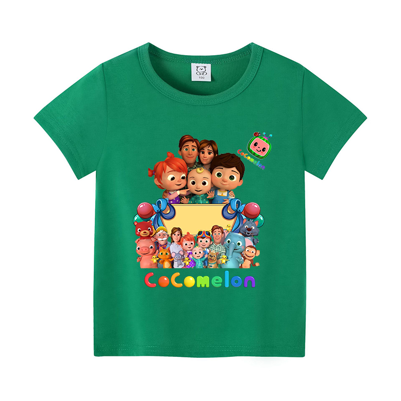 Cocomelons Baby T-Shirts Anime - Summer Clothing Baby Boy ulasan dan harga