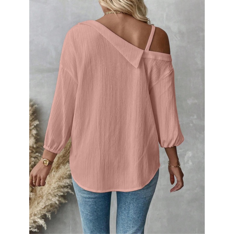 Plus Size1XL-5XL Women Blouses - Off Shoulder Blouse ulasan dan harga