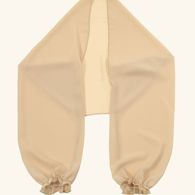 Solid Color Chiffon Shawl Summ - Off Shoulder Blouse ulasan dan harga