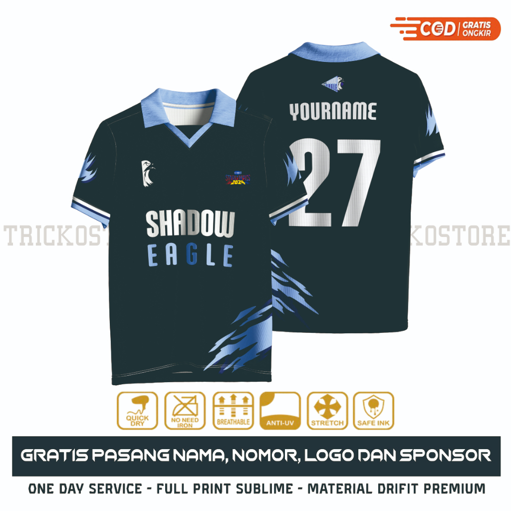 GMMTV LIGHTNING CHEETAH JERSEY - Summer Clothing Name ulasan dan harga
