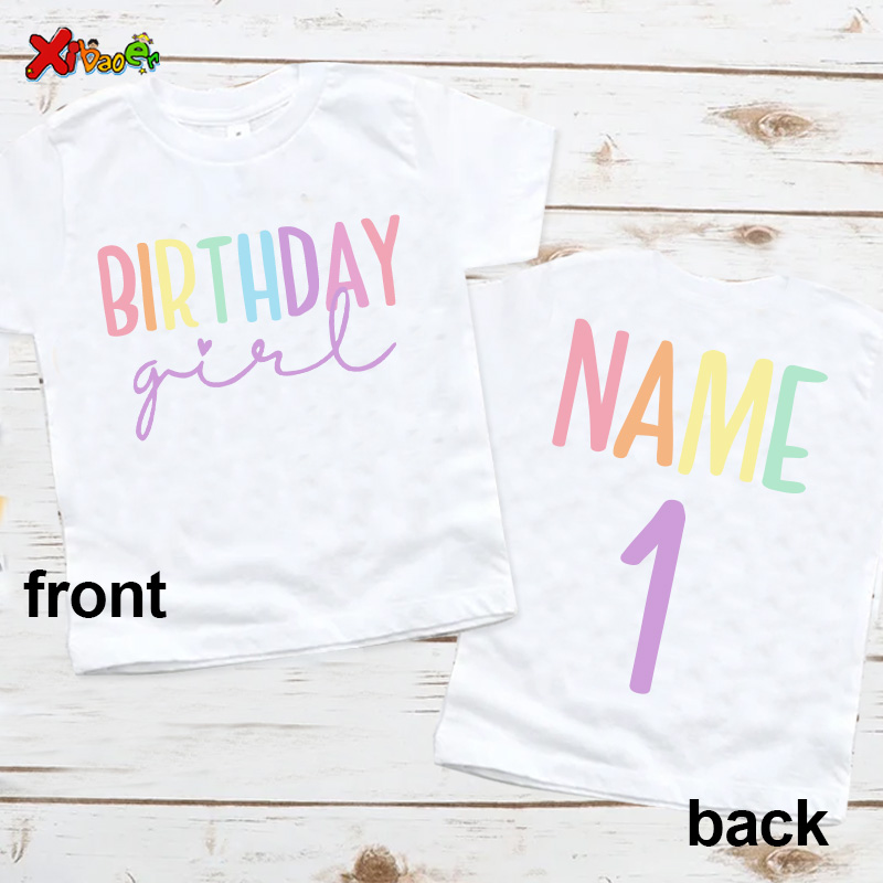Birthday Girl T Shirt Party Ou - Summer Clothing Name ulasan dan harga