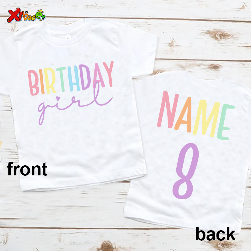 Birthday Girl T Shirt Party Ou - Summer Clothing Name ulasan dan harga