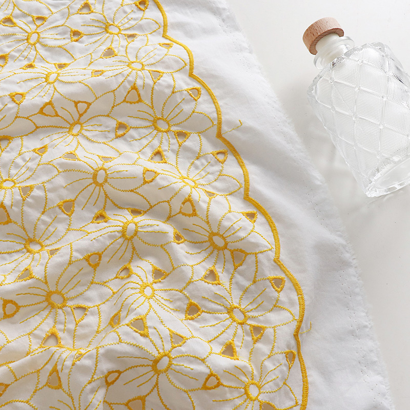 High quality cotton tecido Yel - Soft Summer Yellow Clothing ulasan dan harga