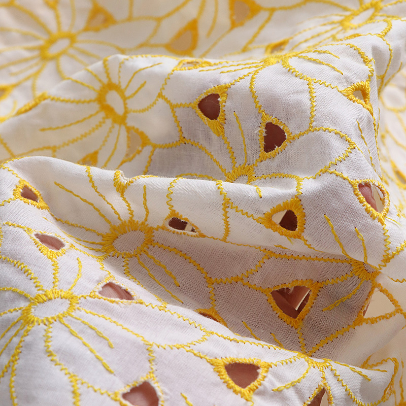 High quality cotton tecido Yel - Soft Summer Yellow Clothing ulasan dan harga