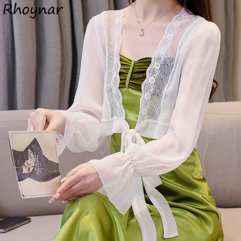 Sweet Blouses Women Flare Slee - Crop Blouse Linen ulasan dan harga