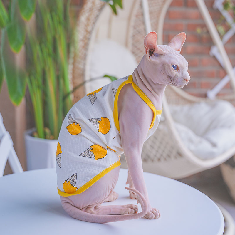 Sphynx Cat Clothing Sphinx Cot - Soft Summer Yellow Clothing ulasan dan harga