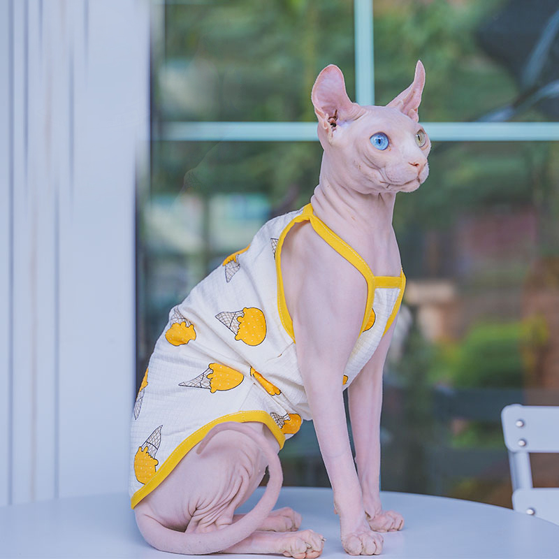 Sphynx Cat Clothing Sphinx Cot - Soft Summer Yellow Clothing ulasan dan harga