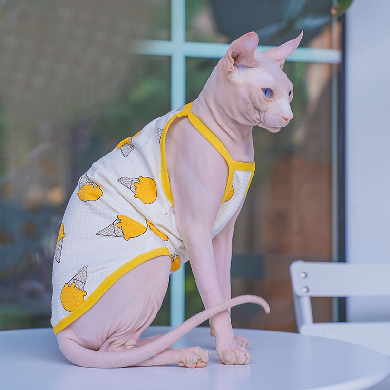Sphynx Cat Clothing Sphinx Cot - Soft Summer Yellow Clothing ulasan dan harga